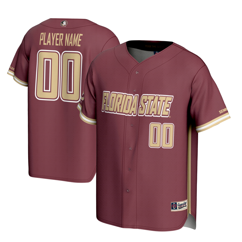 Florida State Seminoles Baseball Jersey, Sportswear Jersey Shirt, Lightweight Breathable Athletic Jersey, Casual Gift for Men, Style 201141625