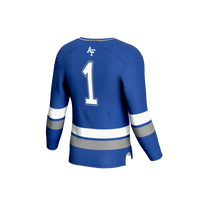 Air Force Falcons Hockey Jersey, Royal Fashion Lightweight Sportswear Jersey Shirt, Long Sleeve Hockey Sweater Jersey, Casual Gift for Men