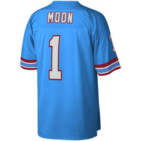 Warren Moon Houston Oilers Football Jersey, Light Blue Sportswear Jersey Shirt, Lightweight Breathable Athletic Jersey, Casual Gift for Men