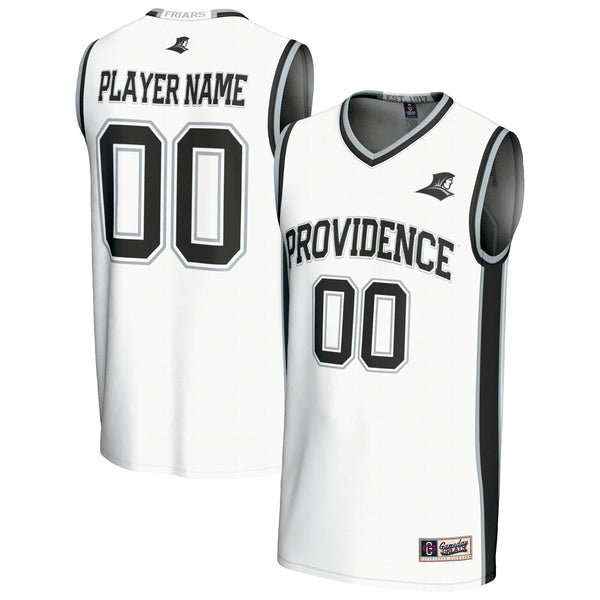 Providence Friars Lightweight Collegiate Basketball NIL Pick-A-Player Fashion Jersey - White