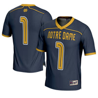Notre Dame Fighting Irish Lacrosse Jersey, Navy Fashion Sportswear Jersey Shirt, Lightweight Breathable Athletic Jersey, Casual Gift for Men