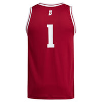 Indiana Hoosiers Basketball Jersey, Crimson Replica Swingman Sportswear Jersey Shirt, Sleeveless Athletic Tank Jersey, Casual Gift for Men