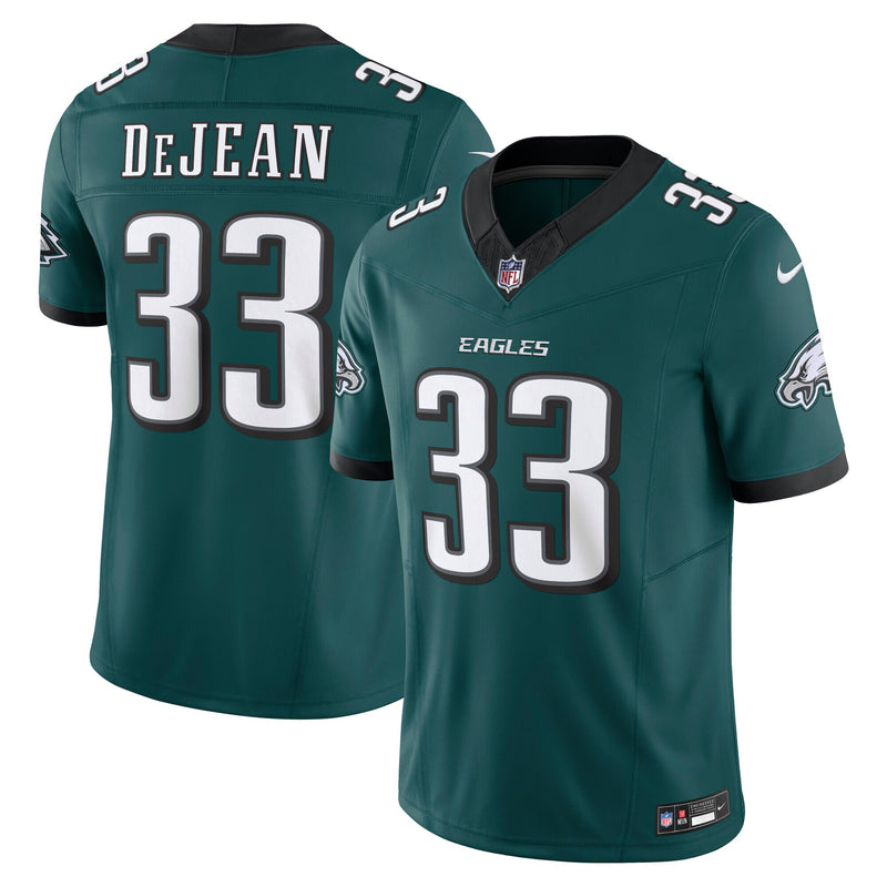 Cooper DeJean Philadelphia Eagles Football Jersey, Midnight Sportswear Jersey Shirt, Lightweight Breathable Athletic Jersey, Casual Gift for Men