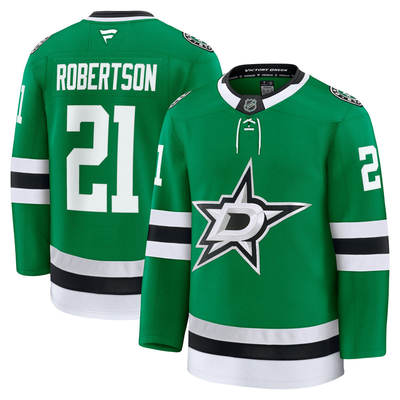 Jason Robertson Dallas Stars Hockey Jersey, Kelly Green Premium Sportswear Jersey Shirt, Long Sleeve Hockey Sweater Jersey, Casual Gift for Men