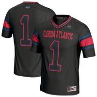 Florida Atlantic Owls Football Jersey, Black Lightweight Sportswear Jersey Shirt, Lightweight Breathable Athletic Jersey, Casual Gift for Men