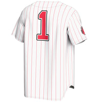 Ball State Cardinals Baseball Jersey, White Fashion Sportswear Jersey Shirt, Lightweight Breathable Athletic Jersey, Casual Gift for Men
