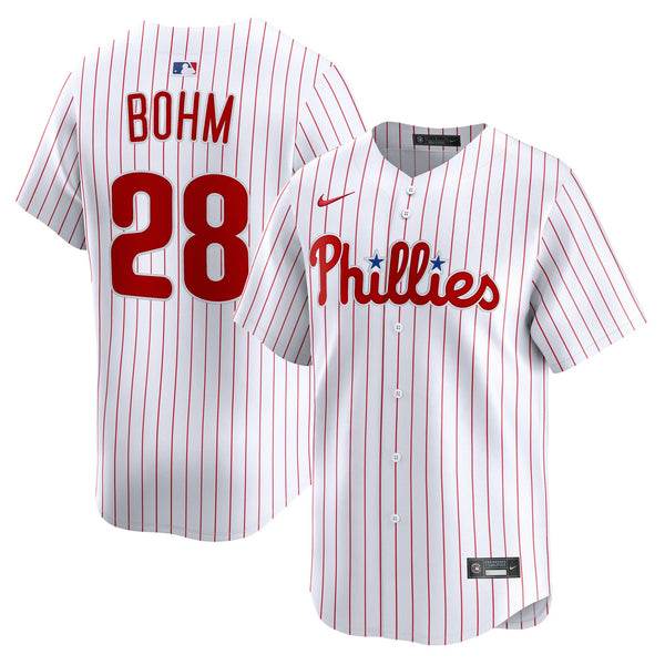 Philadelphia Phillies Alec Bohm White Home Limited Player Jersey