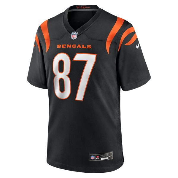 Cincinnati Bengals Tanner Hudson Black Home Game Player Jersey