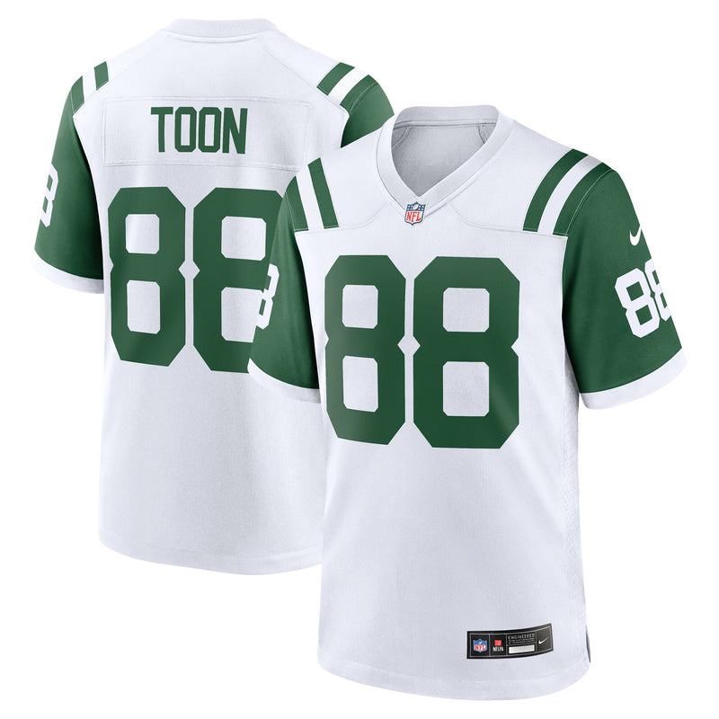 Al Toon New York Jets Football Jersey, White Game Alternate Sportswear Jersey Shirt, Lightweight Breathable Athletic Jersey, Casual Gift for Men