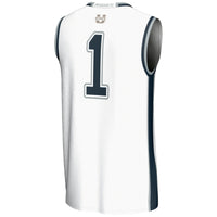 Utah State Aggies Basketball Jersey, White Lightweight Sportswear Jersey Shirt, Sleeveless Athletic Tank Jersey, Casual Gift for Men