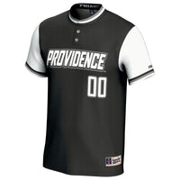 Providence Friars Softball Jersey, Black Lightweight Sportswear Jersey Shirt, Lightweight Breathable Athletic Jersey, Casual Gift for Men