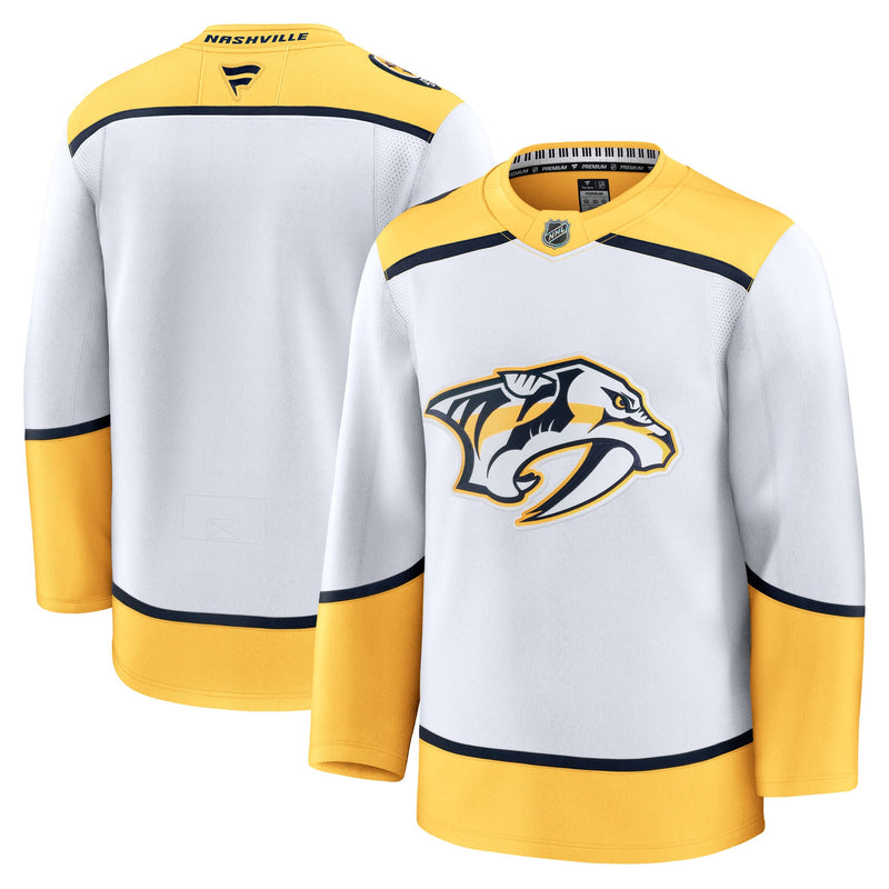 Nashville Predators Hockey Jersey, White Sportswear Jersey Shirt, Long Sleeve Hockey Sweater Jersey, Casual Gift for Men, Style 202015705