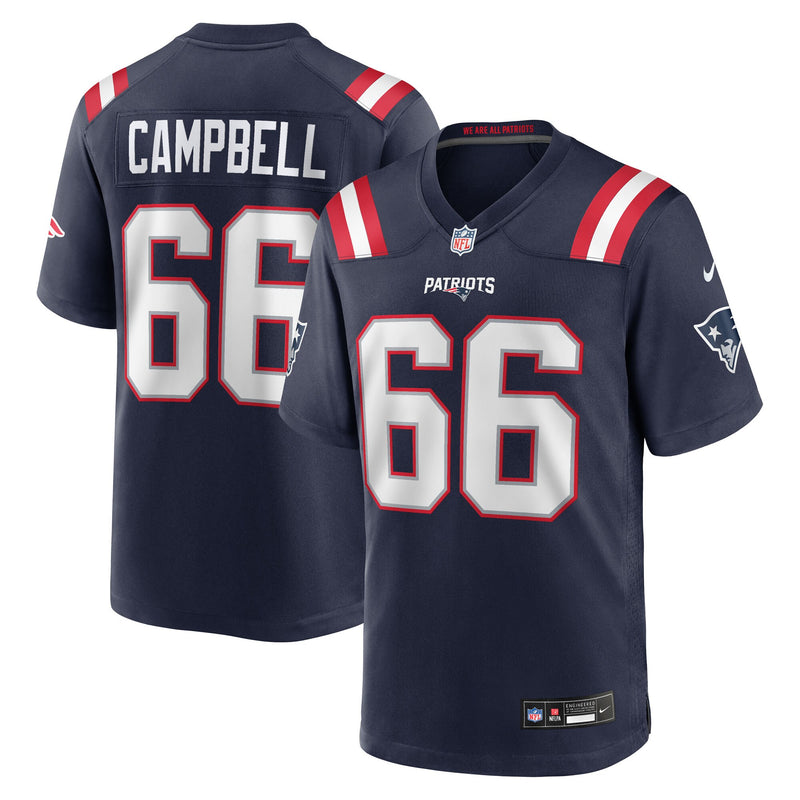 Will Campbell New England Patriots Football Jersey, Navy Sportswear Jersey Shirt, Lightweight Breathable Athletic Jersey, Casual Gift for Men