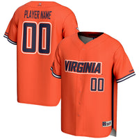 Virginia Cavaliers Baseball Jersey, Orange Sportswear Jersey Shirt, Lightweight Breathable Athletic Jersey, Casual Gift for Men, Style 200097241