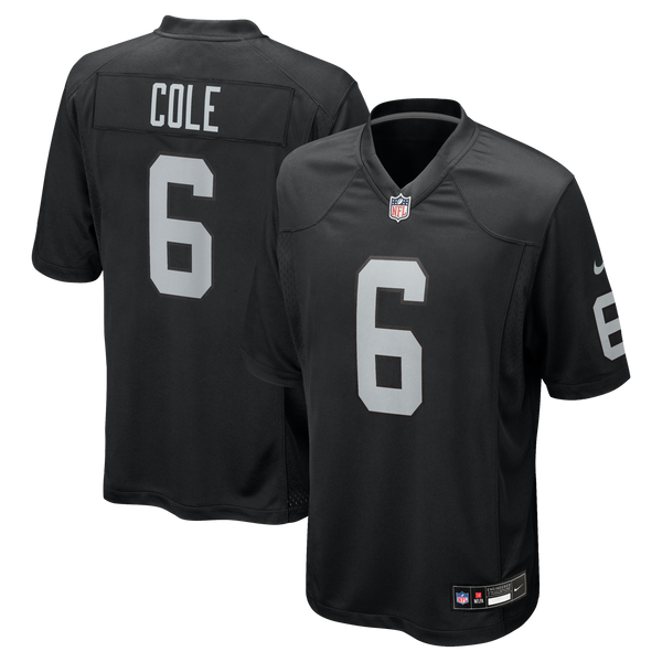 Las Vegas Raiders AJ Cole Black Game Jersey