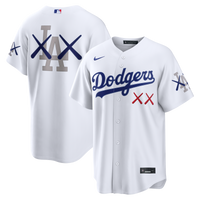Los Angeles Dodgers Baseball Jersey, White Sportswear Jersey Shirt, Lightweight Breathable Athletic Jersey, Casual Gift for Men