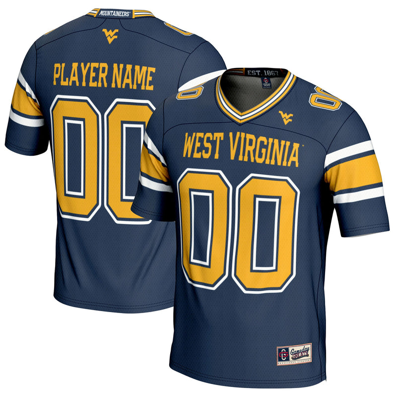 West Virginia Mountaineers Football Jersey, Sportswear Jersey Shirt, Lightweight Breathable Athletic Jersey, Casual Gift for Men, Style 5255860