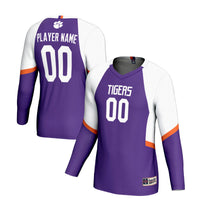 Clemson Tigers Volleyball Jersey, Purple Sportswear Jersey Shirt, Lightweight Breathable Athletic Jersey, Casual Gift for Men, Style 200461851