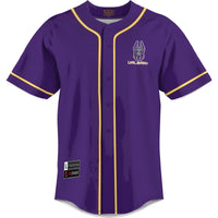 UAlbany Great Danes Baseball Jersey, Purple Lightweight Sportswear Jersey Shirt, Lightweight Breathable Athletic Jersey, Casual Gift for Men