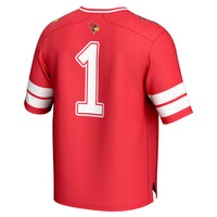 Illinois State Redbirds Football Jersey, Red Fashion Sportswear Jersey Shirt, Lightweight Breathable Athletic Jersey, Casual Gift for Men