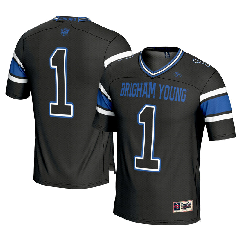 BYU Cougars Football Jersey, Cardinal Sportswear Jersey Shirt, Lightweight Breathable Athletic Jersey, Casual Gift for Men, Style 200447726