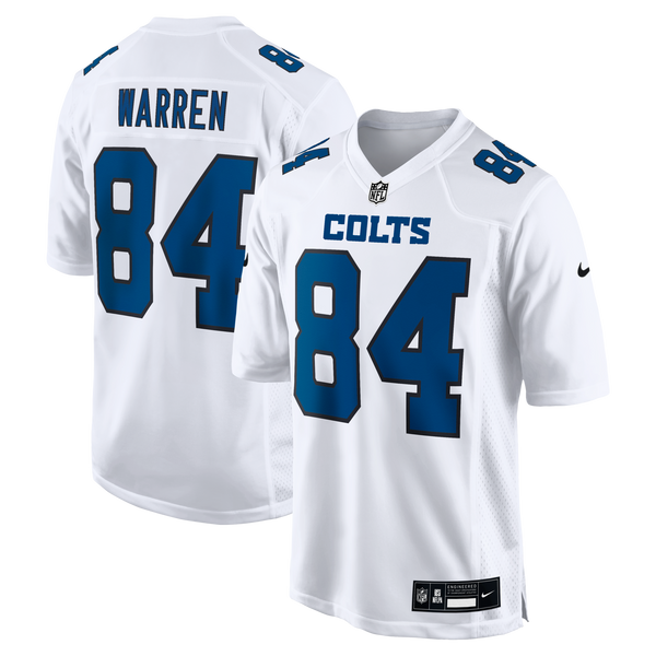 Indianapolis Colts Tyler Warren Tundra White Fashion Game Jersey