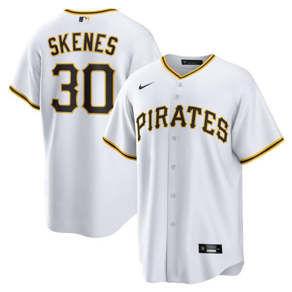 Pittsburgh Pirates Paul Skenes White Home Replica Player Jersey