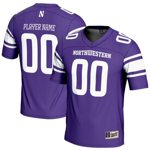 Northwestern Wildcats NIL Pick-A-Player Football Jersey - Purple