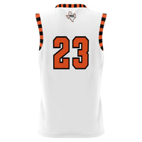 UTEP Miners Basketball Jersey, White Throwback Sportswear Jersey Shirt, Sleeveless Athletic Tank Jersey, Casual Gift for Men