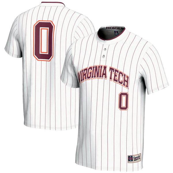 #0 Virginia Tech Hokies Softball Fashion Jersey - White