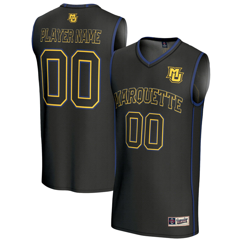 Marquette Golden Eagles Basketball Jersey, Black Fashion Sportswear Jersey Shirt, Sleeveless Athletic Tank Jersey, Casual Gift for Men