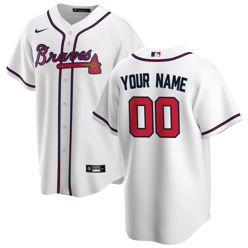 Atlanta Braves Baseball Jersey, White Sportswear Jersey Shirt, Lightweight Breathable Athletic Jersey, Casual Gift for Men, Style 3811556