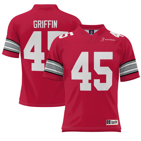 Archie Griffin Ohio State Buckeyes Heisman Football Jersey - Scarlet