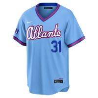 Greg Maddux Atlanta Braves Baseball Jersey, Blue Sportswear Jersey Shirt, Lightweight Breathable Athletic Jersey, Casual Gift for Men