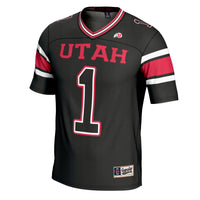 Utah Utes Football Jersey, Black Sportswear Jersey Shirt, Lightweight Breathable Athletic Jersey, Casual Gift for Men