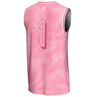 Providence Friars Basketball Jersey, Pink Fashion Lightweight Sportswear Jersey Shirt, Sleeveless Athletic Tank Jersey, Casual Gift for Men