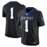 Kentucky Wildcats Football Jersey, Black Game Alternate Sportswear Jersey Shirt, Lightweight Breathable Athletic Jersey, Casual Gift for Men