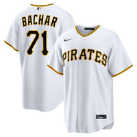 Lake Bachar Pittsburgh Pirates Baseball Jersey, White Sportswear Jersey Shirt, Lightweight Breathable Athletic Jersey, Casual Gift for Men