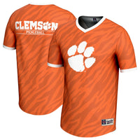 Clemson Tigers Football Jersey, Orange Lightweight Sportswear Jersey Shirt, Lightweight Breathable Athletic Jersey, Casual Gift for Men