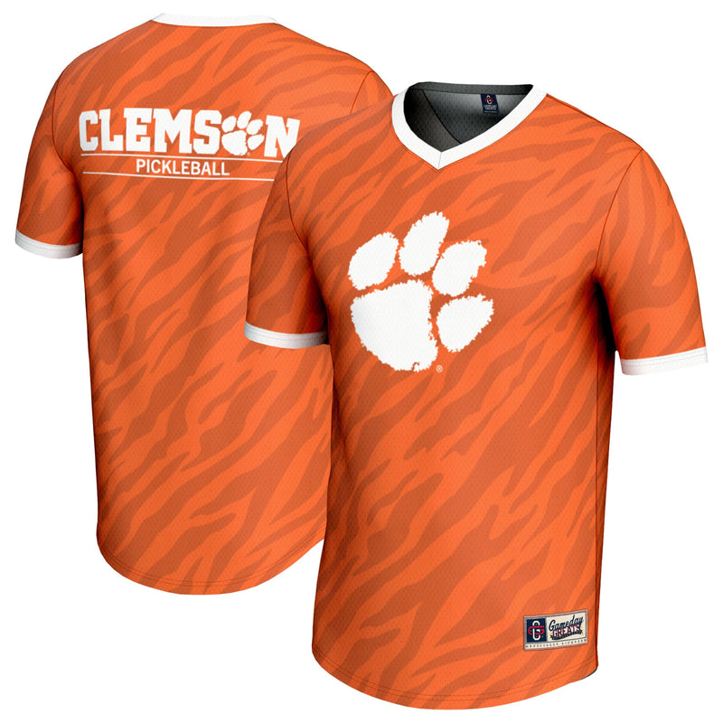 Clemson Tigers Football Jersey, Orange Lightweight Sportswear Jersey Shirt, Lightweight Breathable Athletic Jersey, Casual Gift for Men