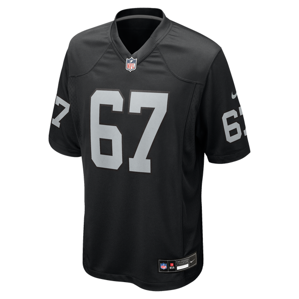 Las Vegas Raiders Will Putnam Black Team Game Jersey