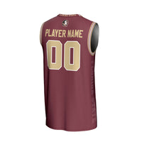 Florida State Seminoles Basketball Jersey, Garnet Sportswear Jersey Shirt, Sleeveless Athletic Tank Jersey, Casual Gift for Men, Style 201346786