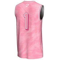 VCU Rams Basketball Jersey, Pink Fashion Lightweight Sportswear Jersey Shirt, Sleeveless Athletic Tank Jersey, Casual Gift for Men
