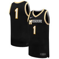 Missouri Tigers Basketball Jersey, Black Replica Sportswear Jersey Shirt, Sleeveless Athletic Tank Jersey, Casual Gift for Men