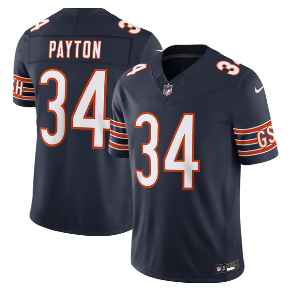 Chicago Bears Walter Payton Navy Stitched Retired Limited Jersey
