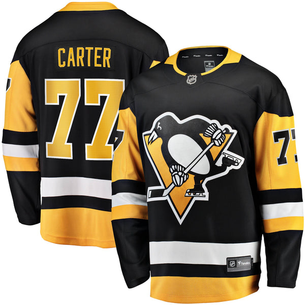 Pittsburgh Penguins Jeff Carter Black Home Breakaway Replica Jersey