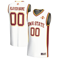 Iowa State Cyclones Basketball Jersey, White Fashion Lightweight Sportswear Jersey Shirt, Sleeveless Athletic Tank Jersey, Casual Gift for Men