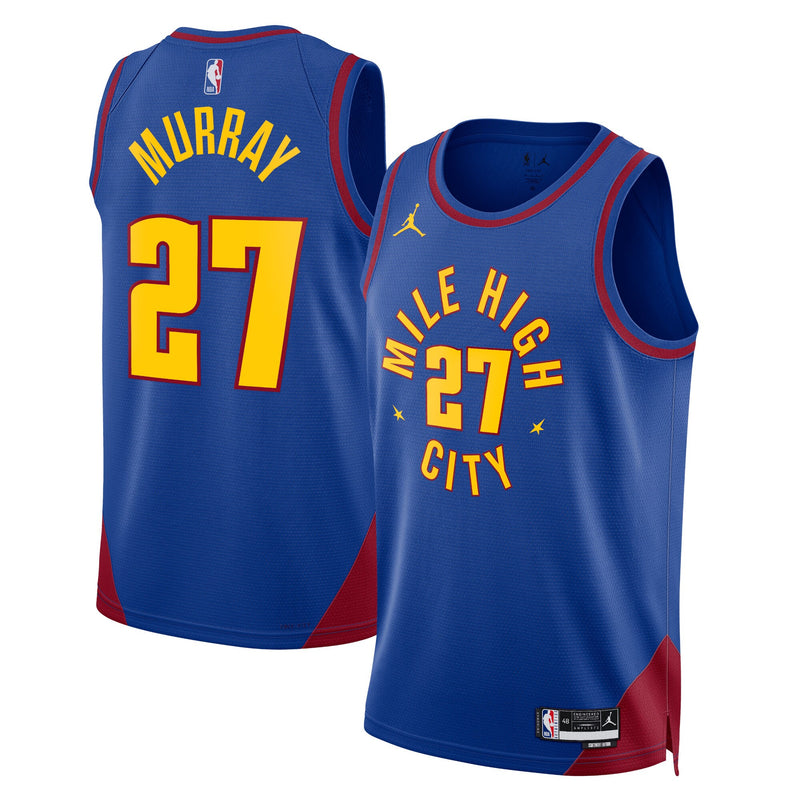 Jamal Murray Denver Nuggets Basketball Jersey, Blue Swingman Sportswear Jersey Shirt, Sleeveless Athletic Tank Jersey, Casual Gift for Men