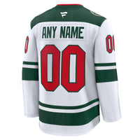 Minnesota Wild Hockey Jersey, White Premium Sportswear Jersey Shirt, Long Sleeve Hockey Sweater Jersey, Casual Gift for Men, Style 202055704