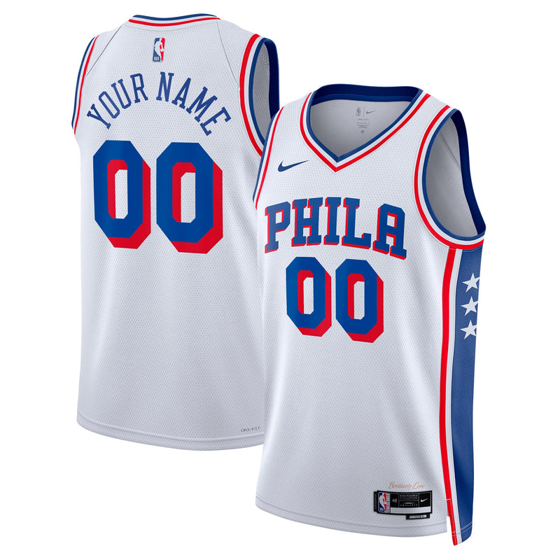 Philadelphia 76ers Basketball Jersey, Swingman Sportswear Jersey Shirt, Sleeveless Athletic Tank Jersey, Casual Gift for Men, Style 13376692